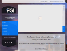 Tablet Screenshot of falcongroupinc.com